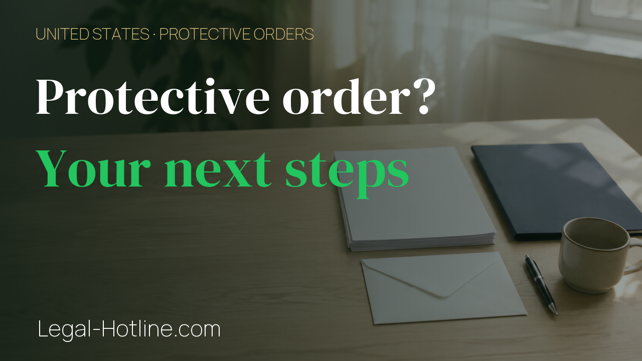 Thumbnail for I have been served with a restraining or protective order—what should I do, and what happens at the first hearing?