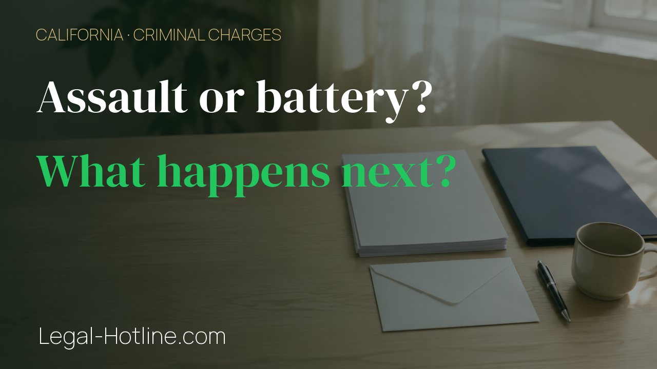 Thumbnail for I have been charged with assault or battery—what happens, what penalties are possible, and how can I defend the charge?